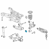 OEM Toyota Sequoia Rear Lower Control Arm Adjust Cam Diagram - 48452-0C030