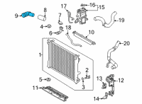 OEM 2021 Toyota RAV4 Prime Joint Diagram - 16291-25020