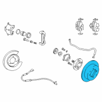 OEM 2003 Kia Optima Disc-Rear Brake Diagram - 584113C000