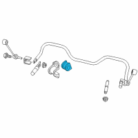 OEM 2008 Dodge Nitro BUSHING-STABILIZER Bar Diagram - 52125209AA