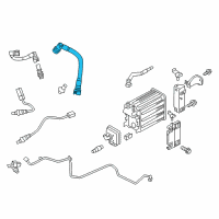 OEM 2013 Ford F-150 Crankcase Tube Diagram - BL3Z-6758-B