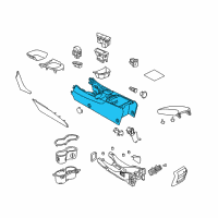 OEM 2016 Chevrolet SS Center Console Diagram - 92270949