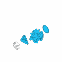 OEM 2013 Ford Fusion Water Pump Assembly Diagram - 4S4Z-8501-E