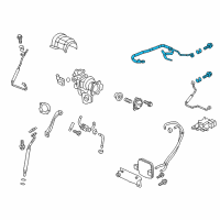 OEM Buick Regal Cooling Pipe Diagram - 12626613