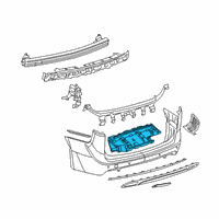 OEM 2018 Chrysler Pacifica Belly-Rear Diagram - 68227443AB