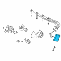 OEM 1999 Honda Civic Control Module, Engine Diagram - 37820-P2E-A92