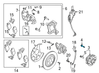 OEM Kia Carnival Bolt-Washer Diagram - 527353M000