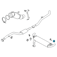 OEM 2016 BMW 750i xDrive Rubber Mounting Diagram - 18-30-8-657-332