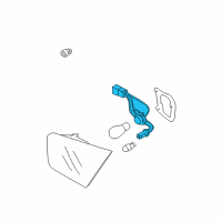OEM Kia Forte Bulb Holder & Wiring Assembly Diagram - 924401M010