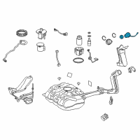 OEM 2019 Lexus IS300 Fuel Tank Cap Assembly Diagram - 77300-53020