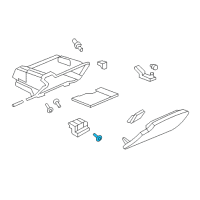 OEM Cadillac SRX Lock Cylinder Diagram - 20766965