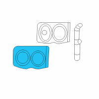 OEM Dodge Ram 1500 Park And Turn Headlamp Diagram - 55077795AD