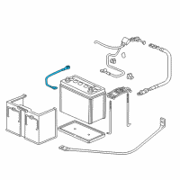 OEM 1998 Honda CR-V Cable Assembly, Battery Ground Diagram - 32600-S10-A00