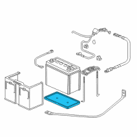 OEM Honda Box Assembly, Battery Diagram - 31521-SR3-000