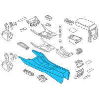 OEM 2017 BMW X3 Carrier, Centre Console Diagram - 51-16-9-218-188