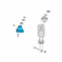 OEM 2015 Dodge Journey Bracket-Shock ABSORBER Diagram - 5151303AA