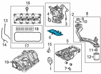 OEM 2017 Chrysler 300 Gasket-Engine Oil Pan Diagram - 4792874AA