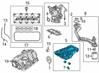 OEM Jeep Grand Cherokee L ENGINE OIL Diagram - 68447708AF