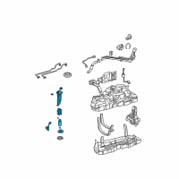 OEM 2009 Toyota 4Runner Fuel Pump Assembly Diagram - 77020-35112