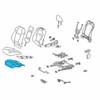 OEM 2020 Toyota Corolla Seat Cushion Pad Diagram - 71511-02C70