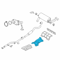 OEM 2014 BMW 335i GT xDrive Fuel Tank Heat Insulation Diagram - 51-48-7-276-296
