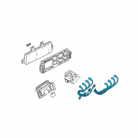 OEM Oldsmobile Aurora Wire Kit, Spark Plug Diagram - 19172244