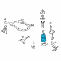 OEM Toyota Coil Spring Diagram - 48131-08060