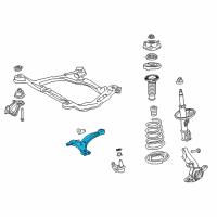 OEM 2017 Toyota Sienna Lower Control Arm Diagram - 48068-08040