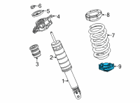 OEM 2022 Jeep Wagoneer ISOLATOR-SPRING SEAT Diagram - 68441906AB