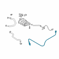 OEM 2015 Hyundai Sonata Sensor Assembly-Oxygen, Rear Diagram - 39210-2G260