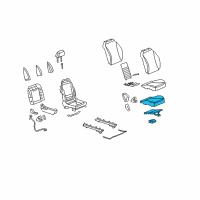 OEM Chevrolet Malibu Module Kit, Airbag Front Pass Presence (W/ Sensor) Diagram - 20824276