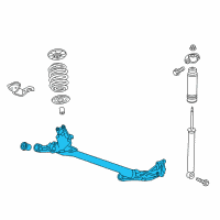 OEM 2012 Chevrolet Volt Axle Beam Diagram - 22788529