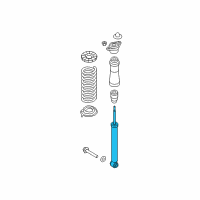 OEM Kia K900 Shock ABSORBER Assembly Diagram - 553113T700