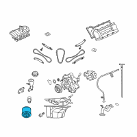 OEM 2005 Dodge Dakota Filter-Engine Oil Diagram - 4781452BF