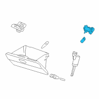 OEM 2010 Honda Insight Light Assy., Glove Box Diagram - 34254-SNA-003