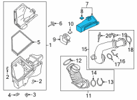 OEM 2020 BMW 330i xDrive INTAKE DUCT Diagram - 13-71-8-635-103