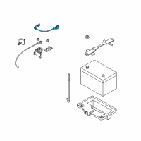 OEM Infiniti G35 Cable Assy-Battery Earth Diagram - 24080-AM600