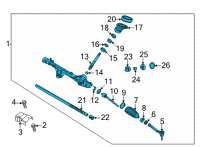 OEM 2020 Hyundai Sonata Gear Assembly-Steering Diagram - 56500-L0000