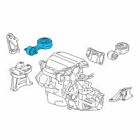 OEM Honda Civic Rod, Torque (Upper) Diagram - 50880-TR7-A01