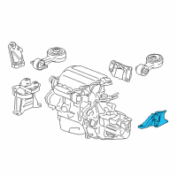 OEM 2014 Honda Civic Mounting, Transmission Diagram - 50850-TR7-A01