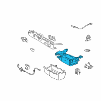 OEM Lexus RX300 Charcoal Vapor Canister Highlander Diagram - 77740-48080