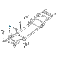 OEM 2022 Ram 1500 Body Hold Down Diagram - 68246280AD