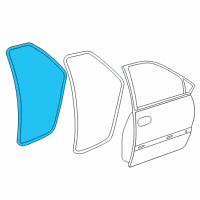 OEM 2003 Chrysler Town & Country WEATHERSTRIP-Front Door Diagram - 4717728AC