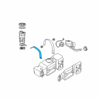 OEM 2008 Dodge Ram 1500 Strap-Fuel Tank Diagram - 52102671AB