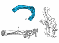 OEM 2022 Jeep Grand Wagoneer UPPER CONTROL Diagram - 68401547AA