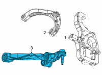 OEM 2022 Jeep Wagoneer UPPER CONTROL Diagram - 68401456AC