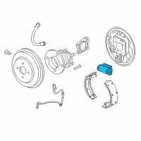 OEM 2012 Chevrolet Cruze Wheel Cylinder Diagram - 42589968