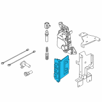 OEM 2009 Ford Mustang EEC Module Diagram - 9R3Z-12A650-PBRM