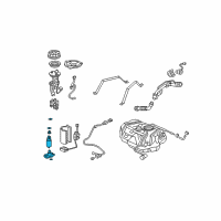 OEM 2005 Acura TSX Module Assembly, Fuel Pump Diagram - 17045-SEC-A01