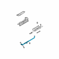 OEM 2004 Honda Civic Pipe B, Exhuast Diagram - 18220-S5D-A14